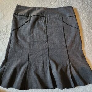 Speak 2‎ Me Gray Twirl Hem Skirt Juniors Size 11